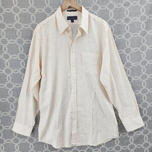 PAUL FREDERICK Button Down Long Sleeve Men's Dress Shirt 17-35 EUC